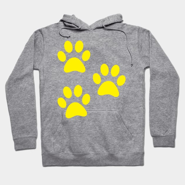 Yellow Paws Hoodie by lolosenese